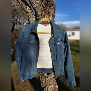 So real blue Jean jacket